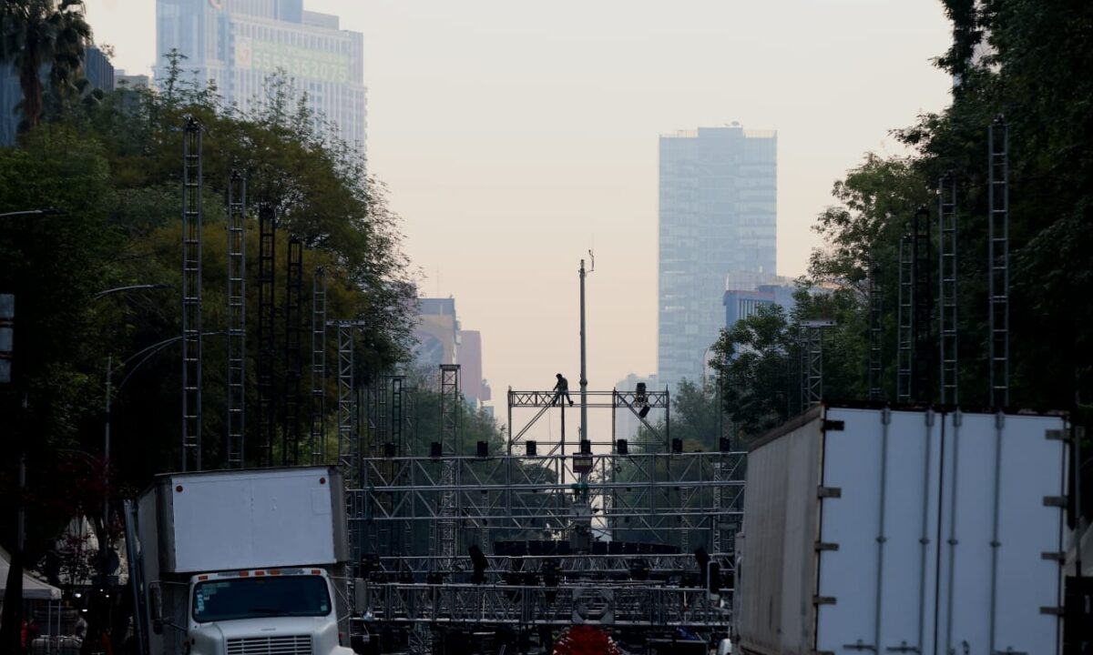 Contaminación en la CDMX un día después de los festejos de Año Nuevo